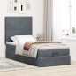 vidaXL Struttura Letto Pouf con Materassi 90x190 cm in Velluto vidaXL Struttura Letto Pouf con Materassi 90x190 cm in Velluto
