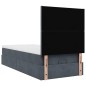 vidaXL Struttura Letto Pouf con Materassi 90x190 cm in Velluto vidaXL Struttura Letto Pouf con Materassi 90x190 cm in Velluto