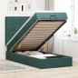 vidaXL Struttura Letto Pouf con Materassi 90x200 cm in Velluto vidaXL Struttura Letto Pouf con Materassi 90x200 cm in Velluto