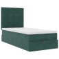 vidaXL Struttura Letto Pouf con Materassi 90x200 cm in Velluto vidaXL Struttura Letto Pouf con Materassi 90x200 cm in Velluto