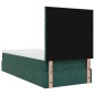 vidaXL Struttura Letto Pouf con Materassi 90x200 cm in Velluto vidaXL Struttura Letto Pouf con Materassi 90x200 cm in Velluto