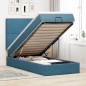 vidaXL Struttura Letto Pouf con Materassi 90x190 cm in Velluto vidaXL Struttura Letto Pouf con Materassi 90x190 cm in Velluto