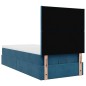 vidaXL Struttura Letto Pouf con Materassi 90x190 cm in Velluto vidaXL Struttura Letto Pouf con Materassi 90x190 cm in Velluto