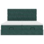vidaXL Struttura Letto Pouf con Materassi 160x200 cm Velluto vidaXL Struttura Letto Pouf con Materassi 160x200 cm Velluto