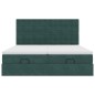 vidaXL Struttura Letto Pouf con Materassi 180x200 cm Velluto vidaXL Struttura Letto Pouf con Materassi 180x200 cm Velluto