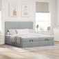 vidaXL Struttura Letto Pouf con Materassi 160x200 cm in Tessuto vidaXL Struttura Letto Pouf con Materassi 160x200 cm in Tessuto