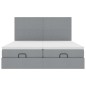 vidaXL Struttura Letto Pouf con Materassi 160x200 cm in Tessuto vidaXL Struttura Letto Pouf con Materassi 160x200 cm in Tessuto
