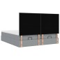 vidaXL Struttura Letto Pouf con Materassi 160x200 cm in Tessuto vidaXL Struttura Letto Pouf con Materassi 160x200 cm in Tessuto