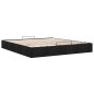 vidaXL Struttura Letto Pouf senza Materasso Nero 180x200 cm in Tessuto