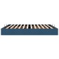 vidaXL Struttura Letto Pouf senza Materasso Blu 180x200cm in Tessuto vidaXL Struttura Letto Pouf senza Materasso Blu 180x200cm in Tessuto