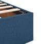 vidaXL Struttura Letto Pouf senza Materasso Blu 180x200cm in Tessuto vidaXL Struttura Letto Pouf senza Materasso Blu 180x200cm in Tessuto
