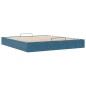 vidaXL Struttura Letto Pouf senza Materasso 200x200 cm in Velluto vidaXL Struttura Letto Pouf senza Materasso 200x200 cm in Velluto