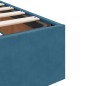 vidaXL Struttura Letto Pouf senza Materasso 200x200 cm in Velluto vidaXL Struttura Letto Pouf senza Materasso 200x200 cm in Velluto