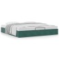 vidaXL Struttura Letto Pouf senza Materasso 180x200 cm in Velluto vidaXL Struttura Letto Pouf senza Materasso 180x200 cm in Velluto
