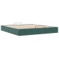 vidaXL Struttura Letto Pouf senza Materasso 180x200 cm in Velluto vidaXL Struttura Letto Pouf senza Materasso 180x200 cm in Velluto