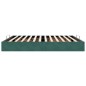 vidaXL Struttura Letto Pouf senza Materasso 180x200 cm in Velluto vidaXL Struttura Letto Pouf senza Materasso 180x200 cm in Velluto
