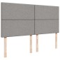 vidaXL Struttura Letto Pouf con Materasso 180x200 cm in Tessuto vidaXL Struttura Letto Pouf con Materasso 180x200 cm in Tessuto
