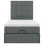 vidaXL Struttura Letto Pouf con Materasso 90x190 cm in Tessuto vidaXL Struttura Letto Pouf con Materasso 90x190 cm in Tessuto
