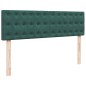 vidaXL Struttura Letto Pouf con Materasso 140x200 cm in Velluto vidaXL Struttura Letto Pouf con Materasso 140x200 cm in Velluto