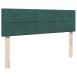 vidaXL Struttura Letto Pouf con Materasso 140x200 cm in Velluto vidaXL Struttura Letto Pouf con Materasso 140x200 cm in Velluto