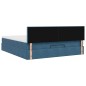 vidaXL Struttura Letto Pouf con Materasso 180x200 cm in Velluto vidaXL Struttura Letto Pouf con Materasso 180x200 cm in Velluto