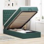 vidaXL Struttura Letto Pouf con Materassi 80x200 cm Velluto vidaXL Struttura Letto Pouf con Materassi 80x200 cm Velluto