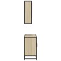 vidaXL Set Mobili da Bagno 2 pz Rovere Sonoma in Legno Multistrato vidaXL Set Mobili da Bagno 2 pz Rovere Sonoma in Legno Multistrato