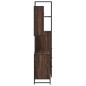 vidaXL Set Mobili da Bagno 3 pz Rovere Marrone in Legno Multistrato vidaXL Set Mobili da Bagno 3 pz Rovere Marrone in Legno Multistrato