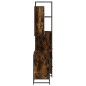 vidaXL Set Mobili da Bagno 3 pz Rovere Fumo in Legno Multistrato vidaXL Set Mobili da Bagno 3 pz Rovere Fumo in Legno Multistrato
