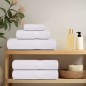 vidaXL Asciugamani per Sapone 4 pz Bianco 30x30cm 360 g/m² 100% Cotone