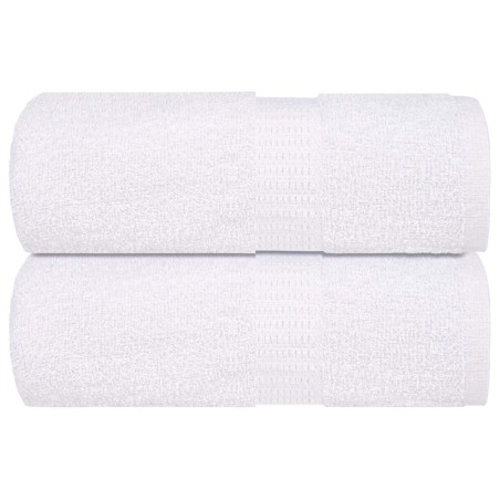 vidaXL Salviette 2 pz Bianche 15x21 cm 360 g/m² 100% Cotone