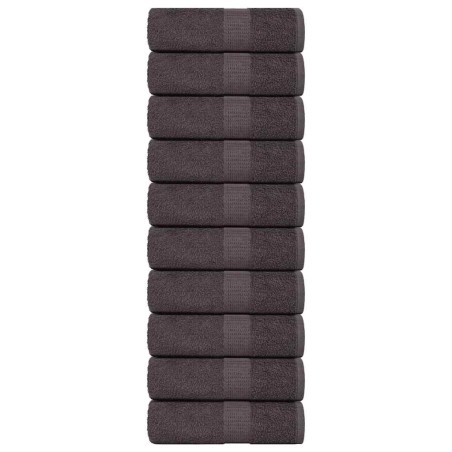 vidaXL Asciugamani per Sapone 10pz 30x30cm 360 g/m² 100% Cotone