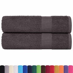 vidaXL Asciugamani da Bagno 2 pz 100x150 cm 360 g/m² 100% Cotone