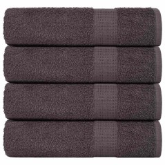 vidaXL Asciugamani 4 pz Antracite 50x100 cm 360 g/m² 100% Cotone