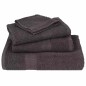 vidaXL Asciugamani 4 pz Antracite 50x100 cm 360 g/m² 100% Cotone