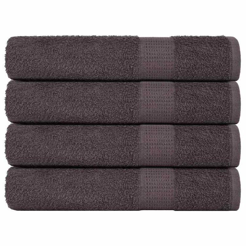 vidaXL Asciugamani per Sauna 4 pz 80x200 cm 360 g/m² 100% Cotone vidaXL Asciugamani per Sauna 4 pz 80x200 cm 360 g/m² 100% Cotone