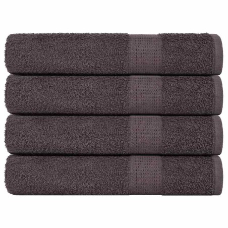 vidaXL Asciugamani per Sauna 4 pz 80x200 cm 360 g/m² 100% Cotone