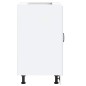 vidaXL Mobile base lavello Kalmar Bianco 60x46x81,5 cm in Truciolato