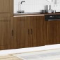 vidaXL Mobile base lavello Kalmar Rovere Marrone 80x46x81,5 cm vidaXL Mobile base lavello Kalmar Rovere Marrone 80x46x81,5 cm