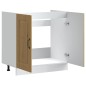 vidaXL Mobile base lavello Kalmar Rovere Artigianale 80x46x81,5 cm vidaXL Mobile base lavello Kalmar Rovere Artigianale 80x46x81,5 cm