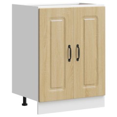 vidaXL Mobile base lavello Kalmar Rovere Sonoma 60x46x81,5 cm