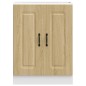 vidaXL Mobile base lavello Kalmar Rovere Sonoma 60x46x81,5 cm vidaXL Mobile base lavello Kalmar Rovere Sonoma 60x46x81,5 cm