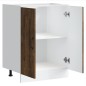 vidaXL Mobile base lavello Kalmar Rovere Fumo 60x46x81,5 cm Truciolato vidaXL Mobile base lavello Kalmar Rovere Fumo 60x46x81,5 cm Truciolato