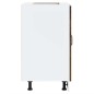 vidaXL Mobile base lavello Kalmar Rovere Fumo 60x46x81,5 cm Truciolato vidaXL Mobile base lavello Kalmar Rovere Fumo 60x46x81,5 cm Truciolato