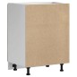 vidaXL Mobile base lavello Kalmar Rovere Fumo 60x46x81,5 cm Truciolato vidaXL Mobile base lavello Kalmar Rovere Fumo 60x46x81,5 cm Truciolato