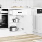 vidaXL Base da Cucina Kalmar Bianco in Legno Multistrato vidaXL Base da Cucina Kalmar Bianco in Legno Multistrato
