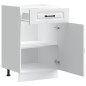vidaXL Base da Cucina Kalmar Bianco in Legno Multistrato vidaXL Base da Cucina Kalmar Bianco in Legno Multistrato