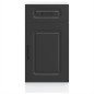 vidaXL Base da Cucina Kalmar Nero in Legno Multistrato