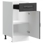 vidaXL Base da Cucina Kalmar Nero in Legno Multistrato
