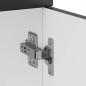 vidaXL Base da Cucina Kalmar Nero in Legno Multistrato